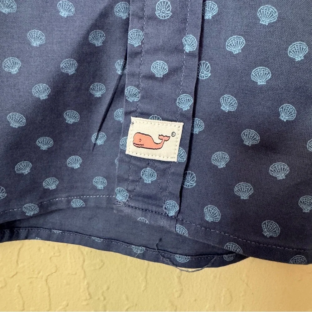 VINEYARD VINES Classic Fit Murray Shirt Short Sleeve Button Down Shell Print LG - Picture 4 of 14
